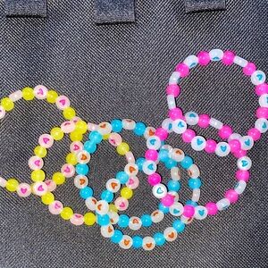 Paparazzi Vibrant Heart Bead Bracelets for Kids